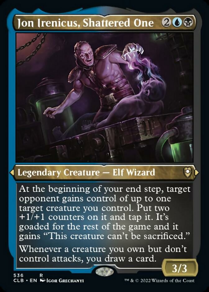 Jon Irenicus, Shattered One (Foil Etched) [Commander Legends: Battle for Baldur's Gate] | Good Games Cannington