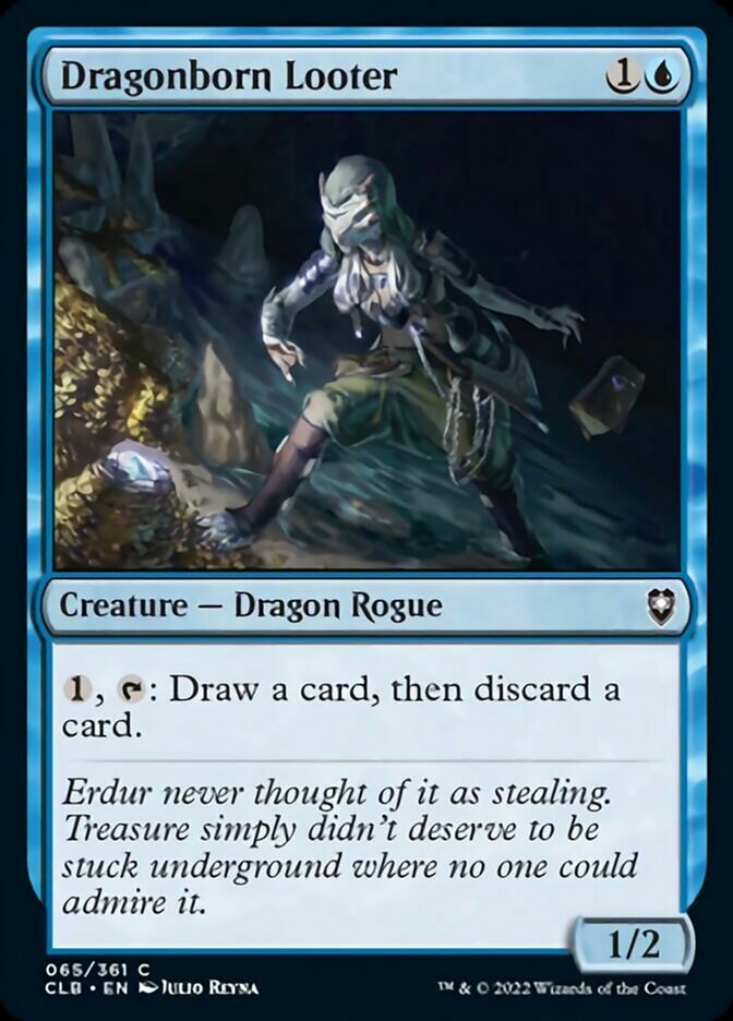 Dragonborn Looter [Commander Legends: Battle for Baldur's Gate] | Good Games Cannington