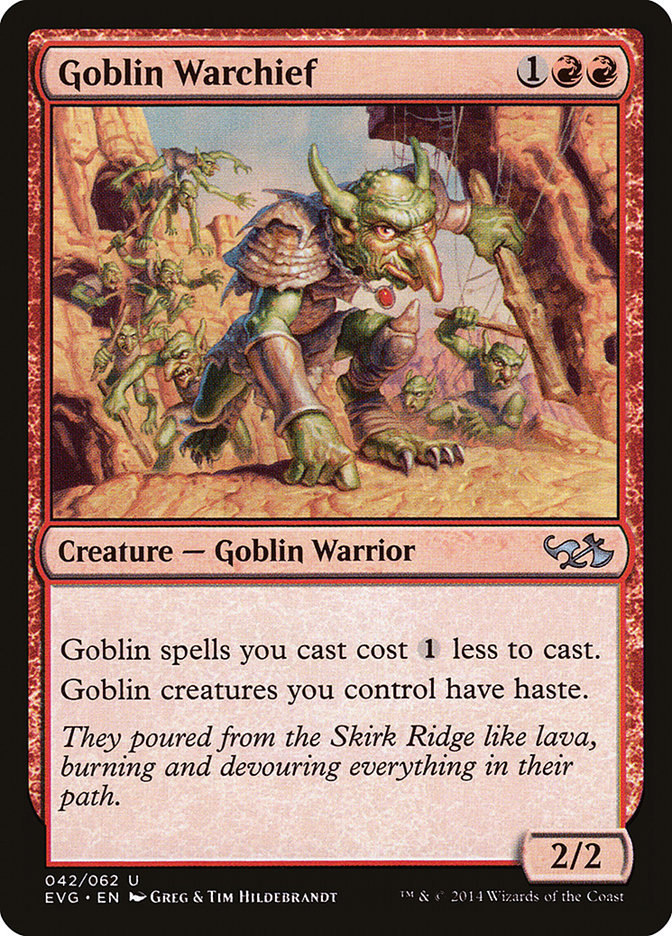 Goblin Warchief (Elves vs. Goblins) [Duel Decks Anthology] | Good Games Cannington