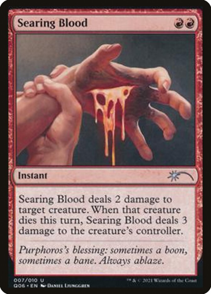 Searing Blood [Pioneer Challenger Decks 2021] | Good Games Cannington