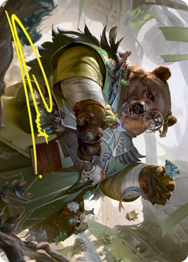 Professor of Zoomancy Art Card (Gold-Stamped Signature) [Strixhaven: School of Mages Art Series] | Good Games Cannington