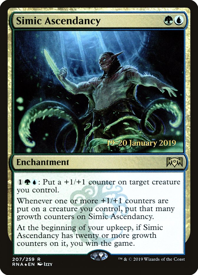Simic Ascendancy [Ravnica Allegiance Prerelease Promos] | Good Games Cannington
