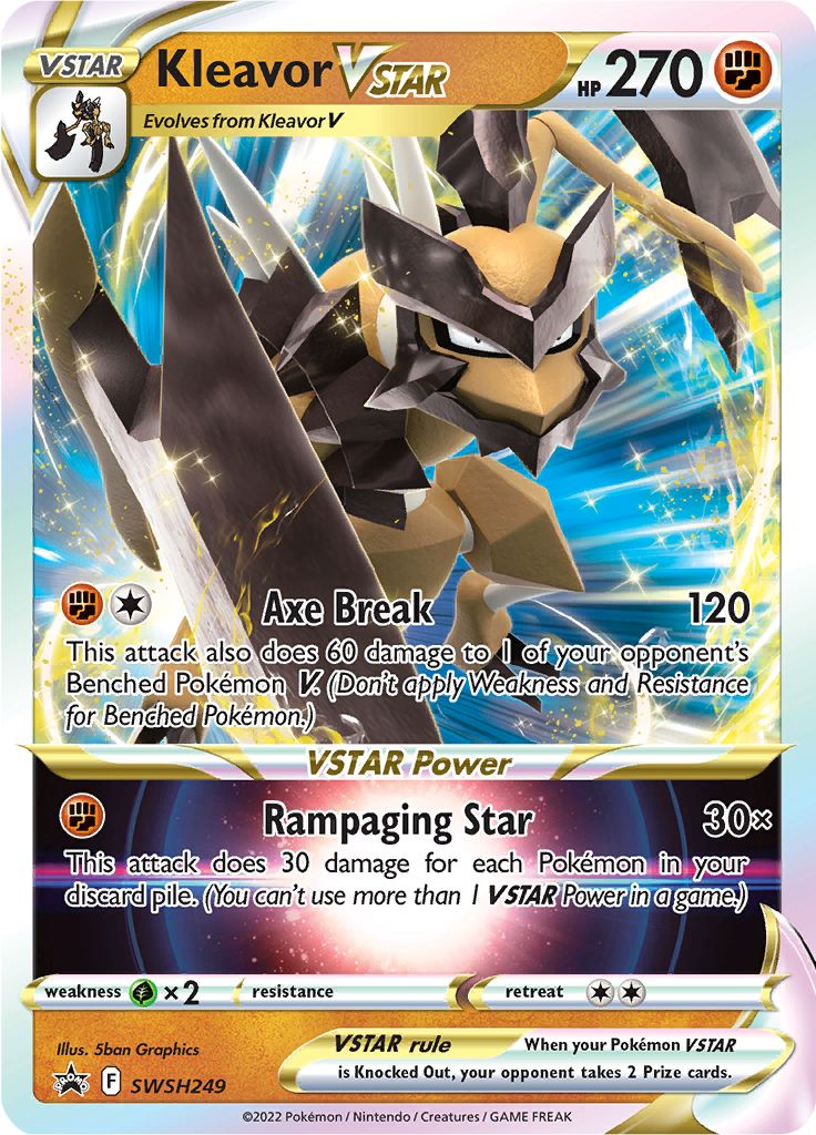 Kleavor VSTAR (SWSH249) [Sword & Shield: Black Star Promos] | Good Games Cannington