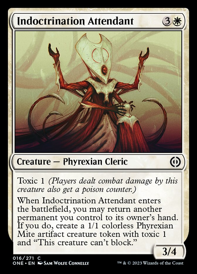 Indoctrination Attendant [Phyrexia: All Will Be One] | Good Games Cannington