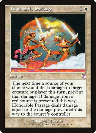 Honorable Passage [Time Spiral Timeshifted] | Good Games Cannington