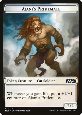 Ajani's Pridemate Token [Core Set 2020 Tokens] | Good Games Cannington