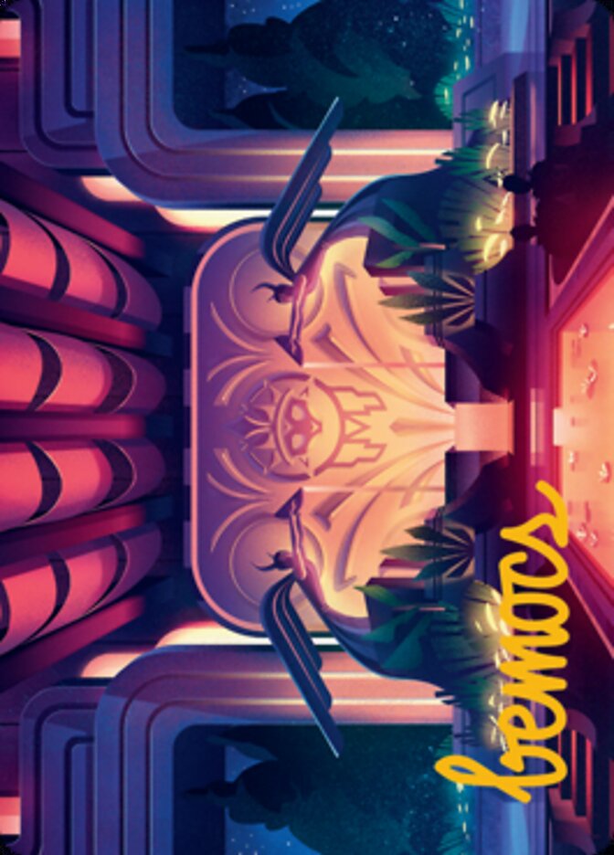 Jetmir's Garden 2 Art Card (Gold-Stamped Signature) [Streets of New Capenna Art Series] | Good Games Cannington