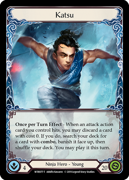 Katsu // Katsu, the Wanderer [WTR077-T // WTR076-T] Alpha Print Normal | Good Games Cannington