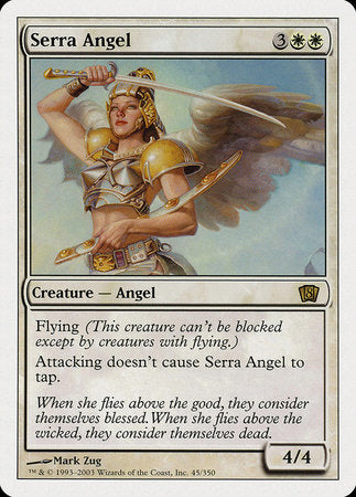 Serra Angel [Eighth Edition] | Good Games Cannington