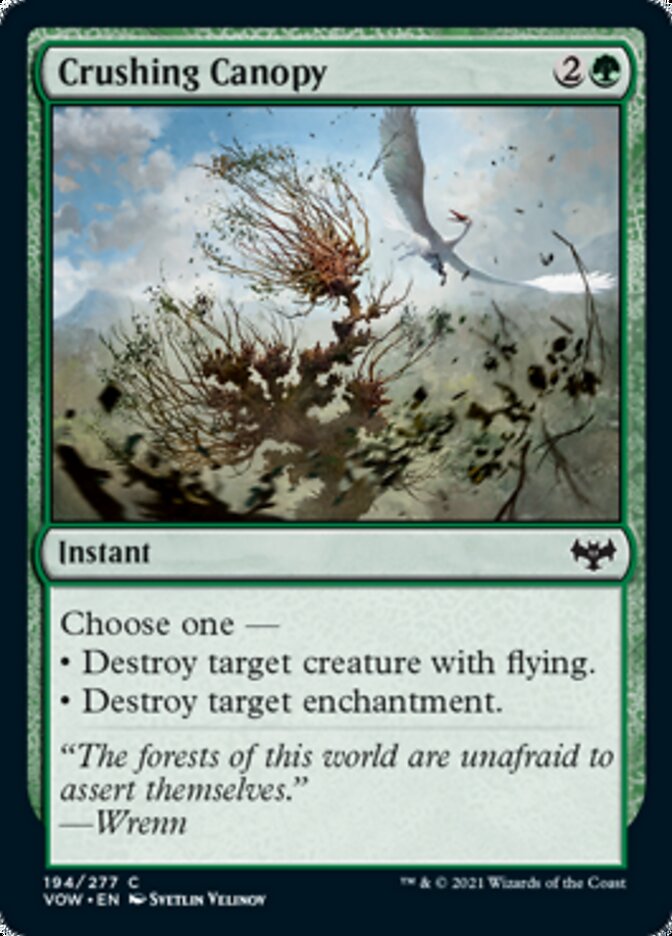 Crushing Canopy [Innistrad: Crimson Vow] | Good Games Cannington