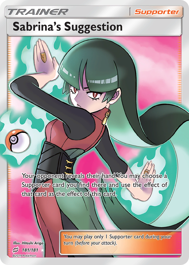Sabrina's Suggestion (181/181) [Sun & Moon: Team Up] | Good Games Cannington