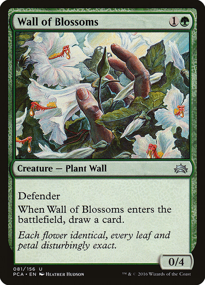 Wall of Blossoms [Planechase Anthology] | Good Games Cannington