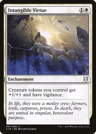 Intangible Virtue [Commander 2019] | Good Games Cannington