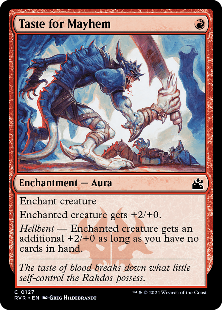 Taste for Mayhem [Ravnica Remastered] | Good Games Cannington
