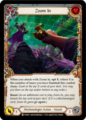 Zoom In (Blue) [EVR081] (Everfest)  1st Edition Rainbow Foil | Good Games Cannington