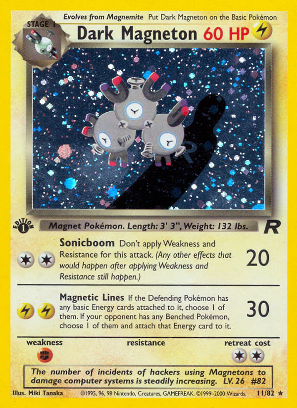 Dark Magneton (11/82) [Team Rocket 1st Edition] | Good Games Cannington