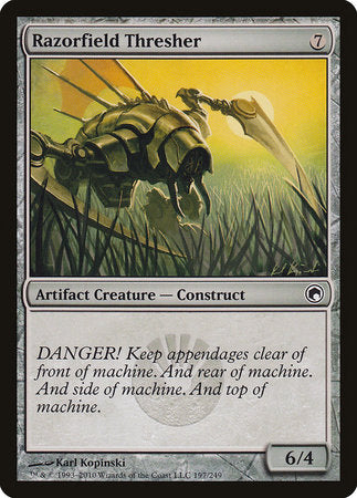 Razorfield Thresher [Scars of Mirrodin] | Good Games Cannington