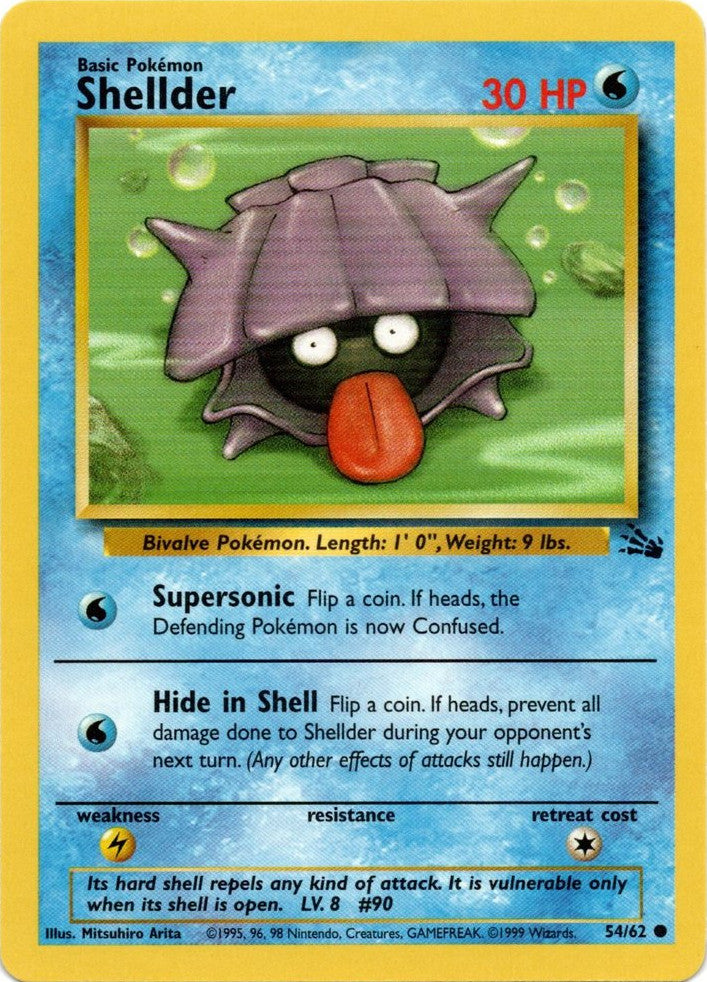 Shellder (54/62) [Fossil Unlimited] | Good Games Cannington