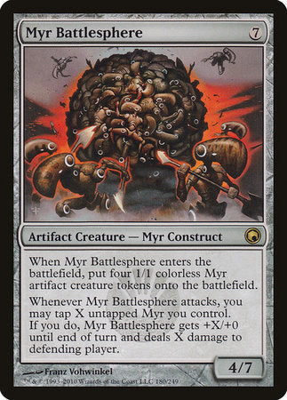 Myr Battlesphere [Scars of Mirrodin] | Good Games Cannington