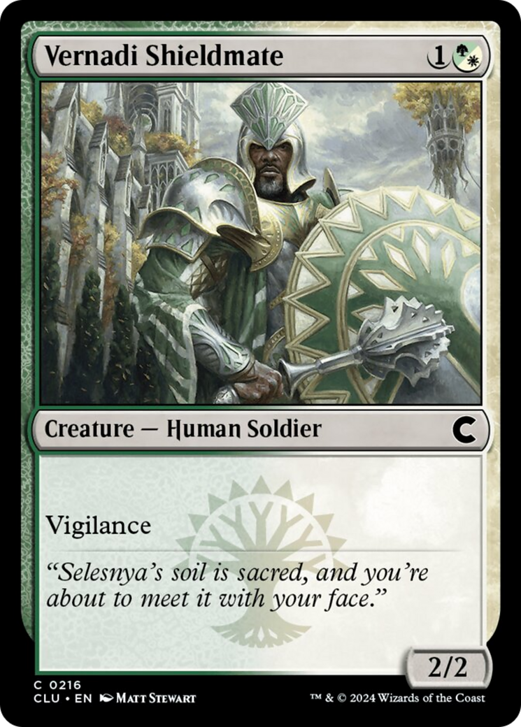 Vernadi Shieldmate [Ravnica: Clue Edition] | Good Games Cannington