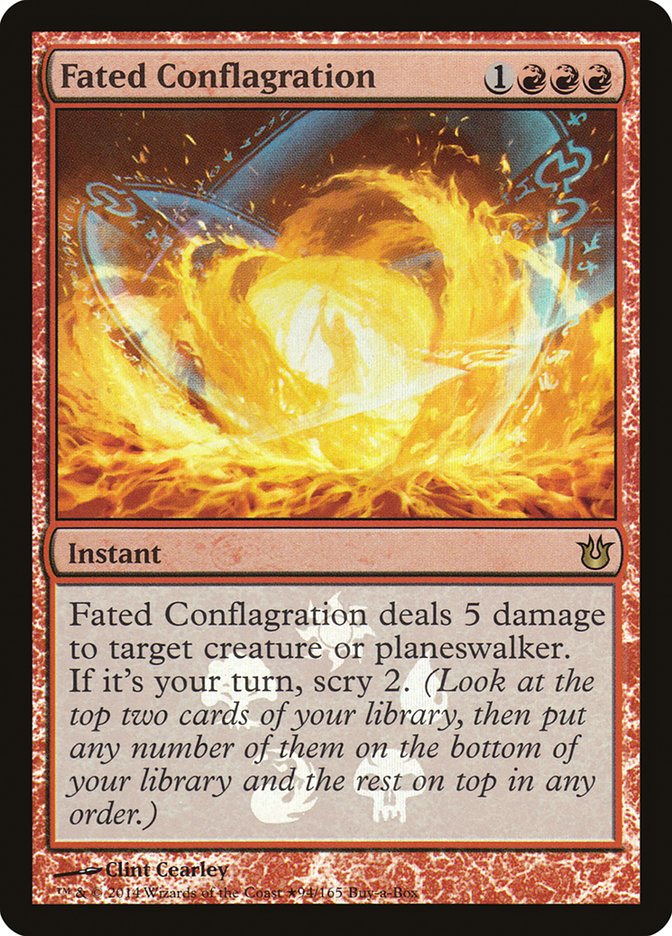 Fated Conflagration (Buy-A-Box) [Born of the Gods Promos] | Good Games Cannington