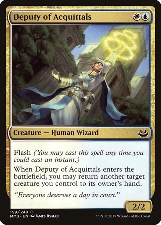 Deputy of Acquittals [Modern Masters 2017] | Good Games Cannington