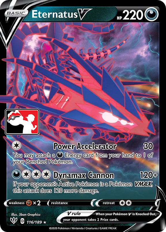 Eternatus V (116/189) [Prize Pack Series One] | Good Games Cannington