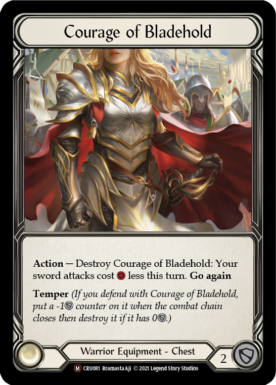 Courage of Bladehold [U-CRU081] Unlimited Normal | Good Games Cannington