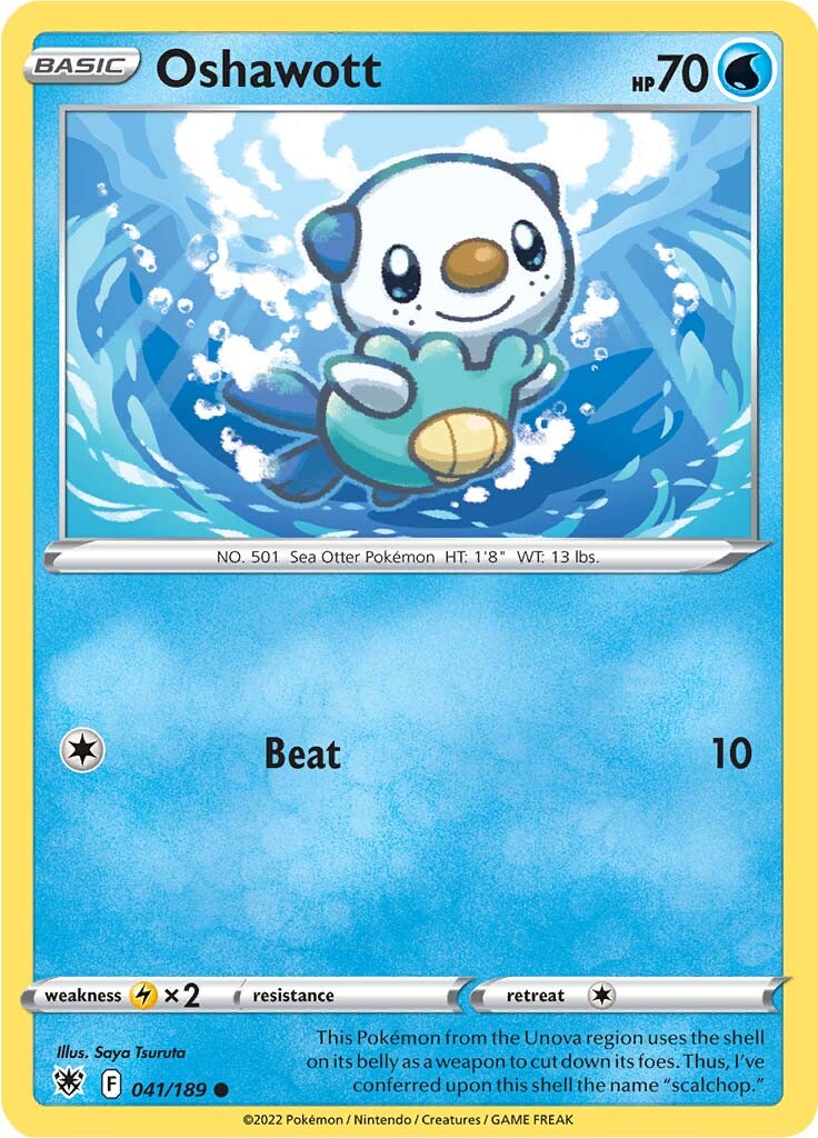 Oshawott (041/189) [Sword & Shield: Astral Radiance] | Good Games Cannington