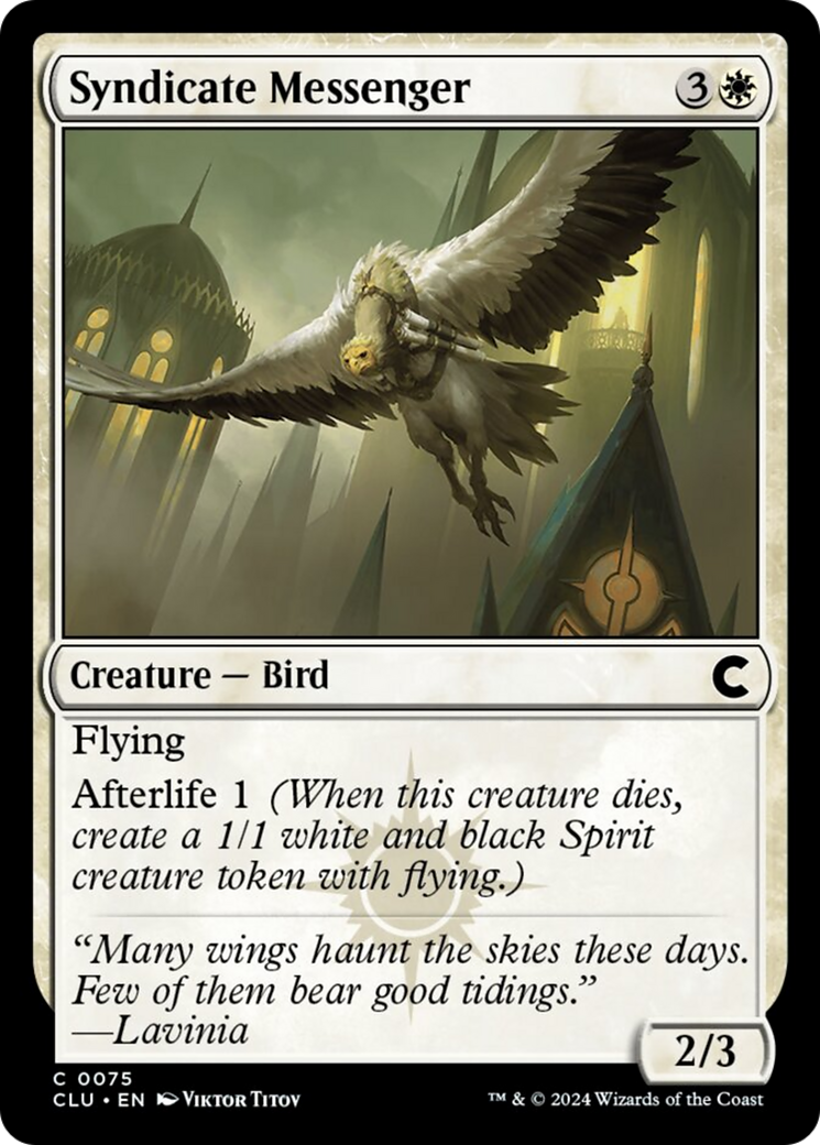 Syndicate Messenger [Ravnica: Clue Edition] | Good Games Cannington
