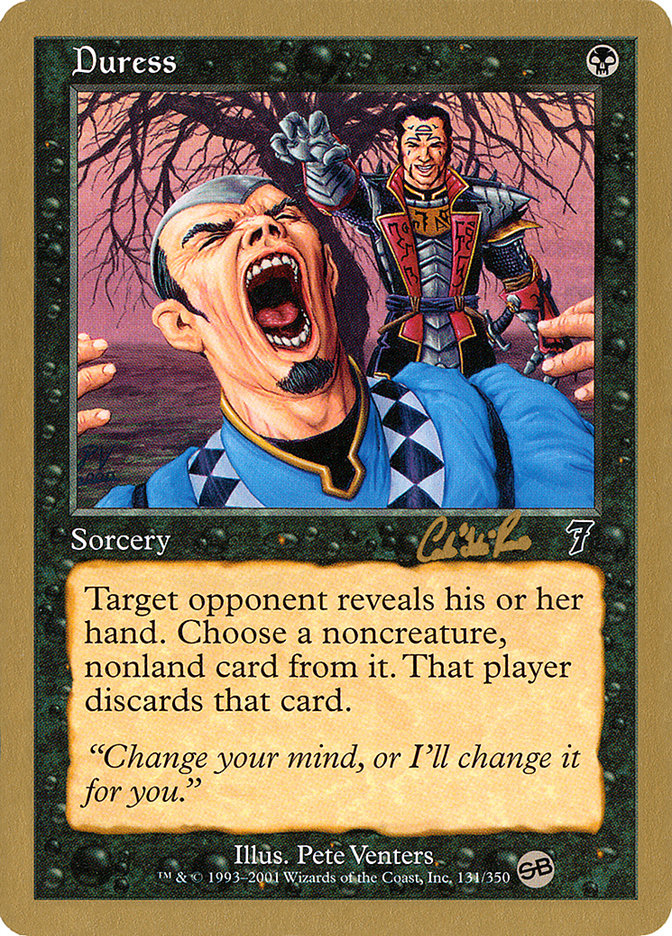 Duress (Carlos Romao) (SB) [World Championship Decks 2002] | Good Games Cannington