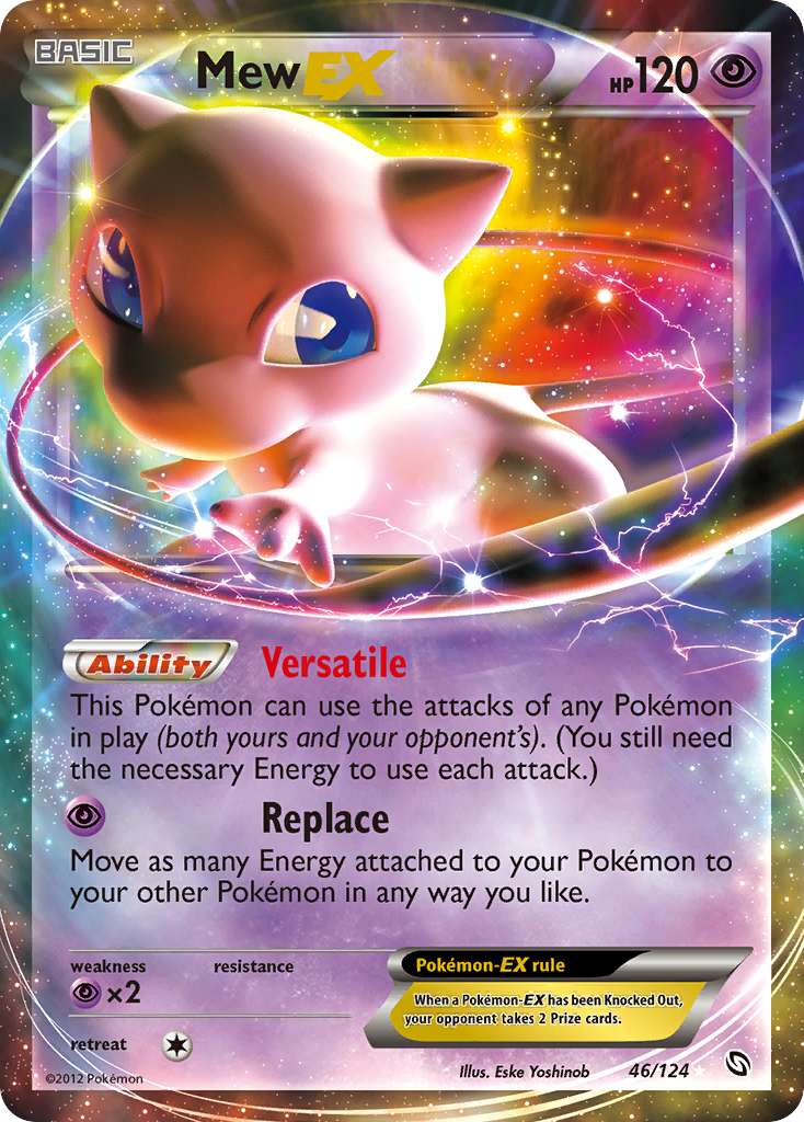 Mew EX (46/124) [Black & White: Dragons Exalted] | Good Games Cannington