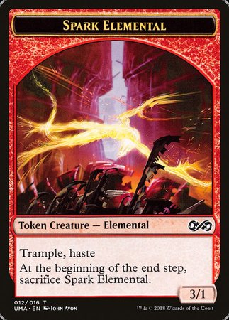 Spark Elemental Token [Ultimate Masters Tokens] | Good Games Cannington