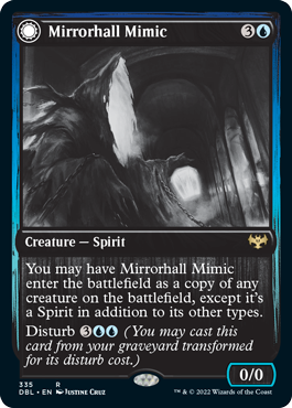 Mirrorhall Mimic // Ghastly Mimicry [Innistrad: Double Feature] | Good Games Cannington