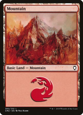 Mountain (303) [Commander Anthology Volume II] | Good Games Cannington