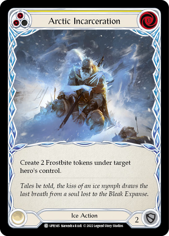 Arctic Incarceration (Yellow) [UPR145] (Uprising)  Rainbow Foil | Good Games Cannington