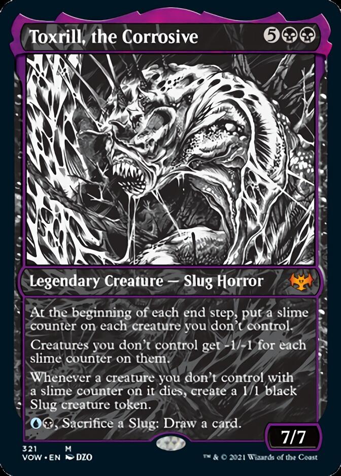 Toxrill, the Corrosive (Showcase Eternal Night) [Innistrad: Crimson Vow] | Good Games Cannington