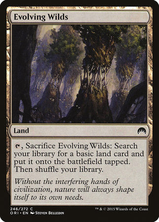 Evolving Wilds [Magic Origins] | Good Games Cannington