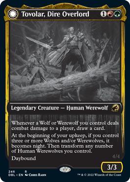 Tovolar, Dire Overlord // Tovolar, the Midnight Scourge [Innistrad: Double Feature] | Good Games Cannington