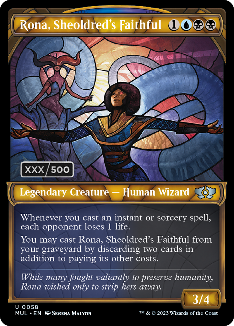 Rona, Sheoldred's Faithful (Serialized) [Multiverse Legends] | Good Games Cannington