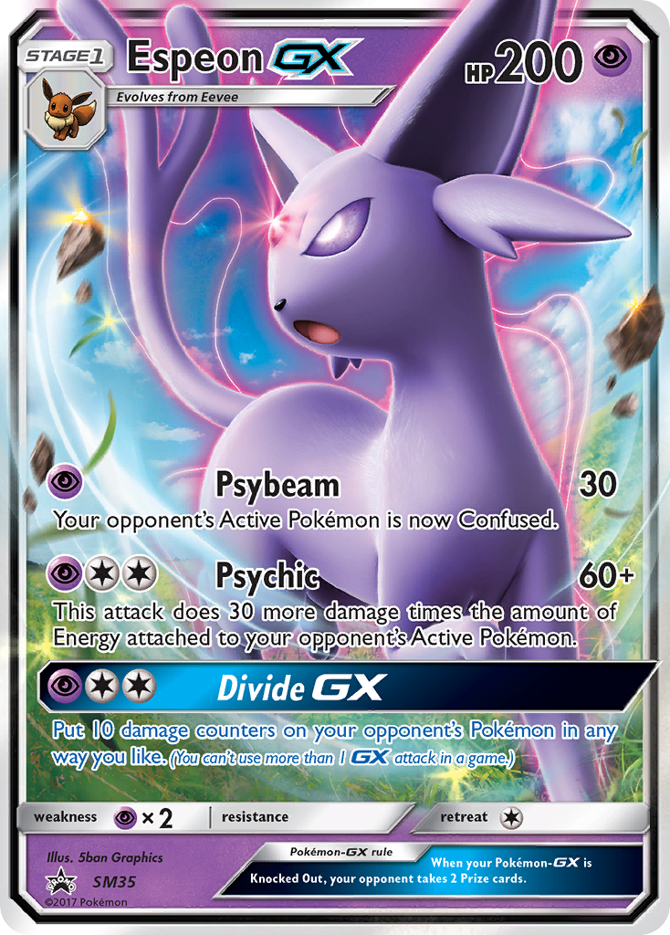 Espeon GX (SM35) [Sun & Moon: Black Star Promos] | Good Games Cannington
