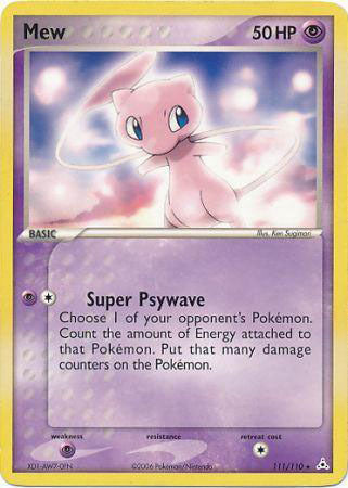 Mew (111/110) (Non Holo DVD Promo) [EX: Holon Phantoms] | Good Games Cannington