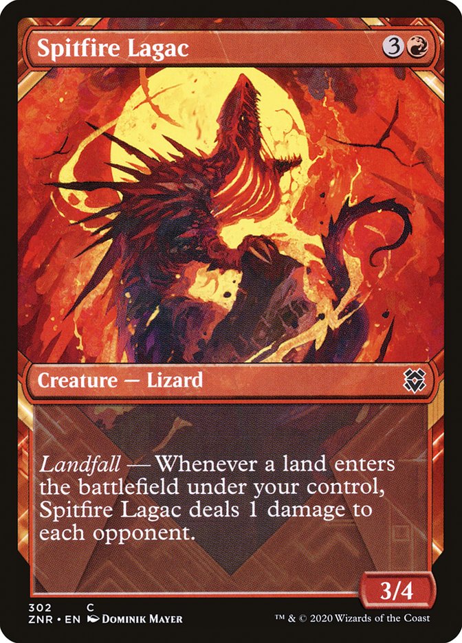 Spitfire Lagac (Showcase) [Zendikar Rising] | Good Games Cannington