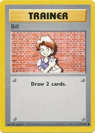 Bill (91/102) [Base Set Shadowless Unlimited] | Good Games Cannington