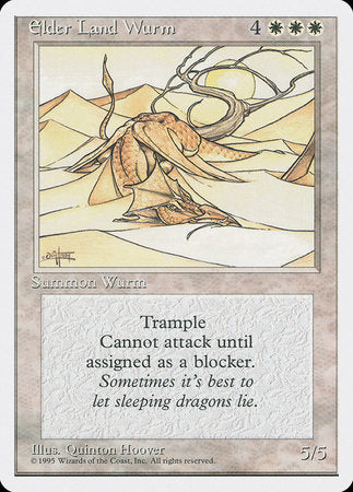 Elder Land Wurm [Fourth Edition] | Good Games Cannington