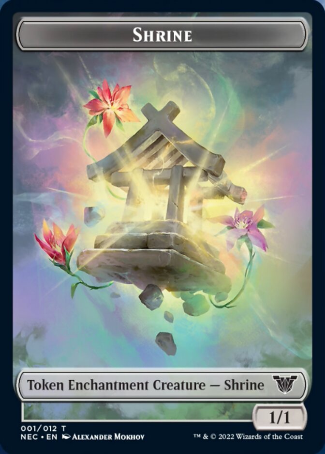 Shrine Token [Kamigawa: Neon Dynasty Commander Tokens] | Good Games Cannington