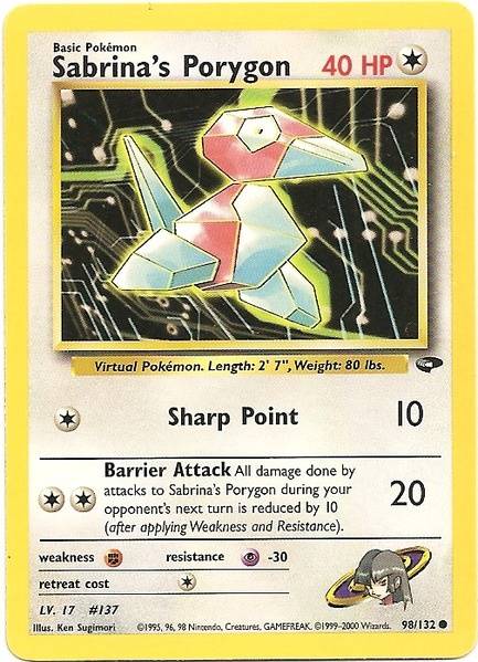 Sabrina's Porygon (98/132) [Gym Challenge Unlimited] | Good Games Cannington