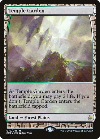 Temple Garden [Zendikar Expeditions] | Good Games Cannington