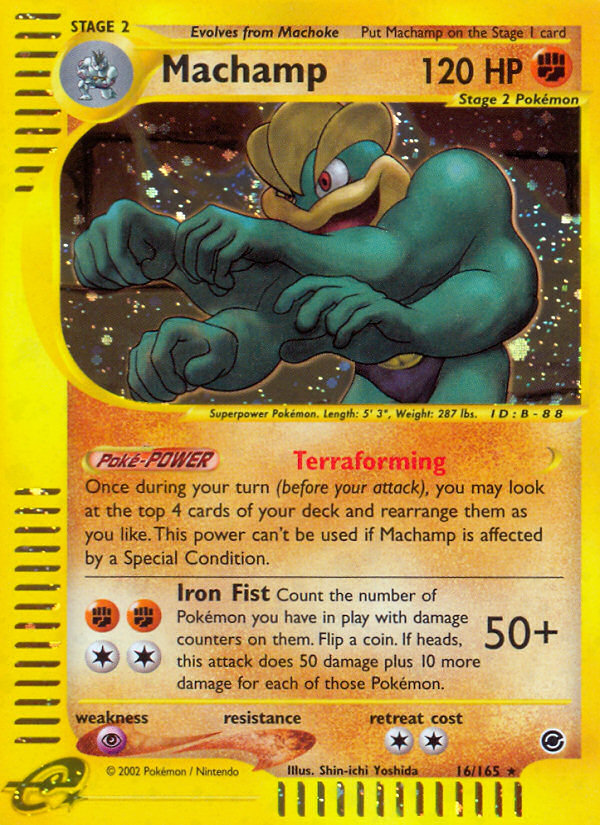 Machamp (16/165) [Expedition: Base Set] | Good Games Cannington