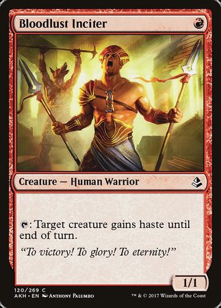 Bloodlust Inciter [Amonkhet] | Good Games Cannington
